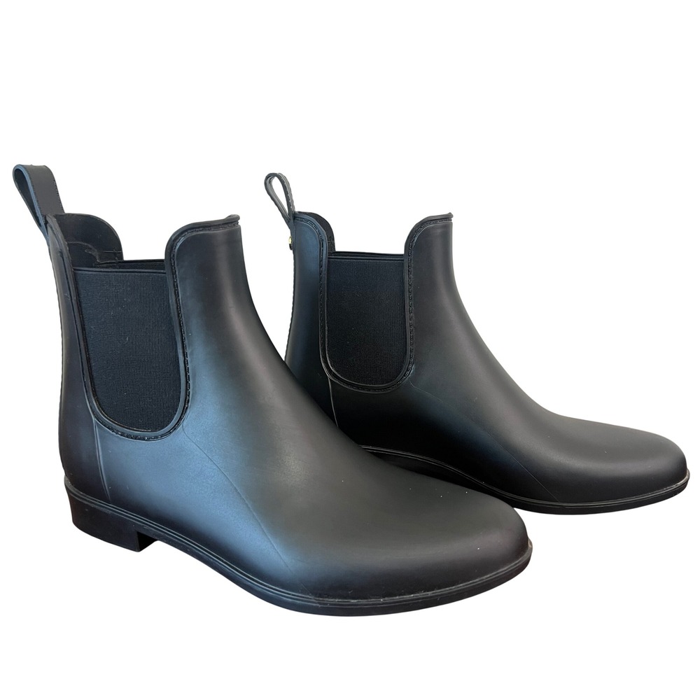 Sam Edelman Tinsley Womens Black Chelsea Rain Ankle Boots Matte Size 9M 39